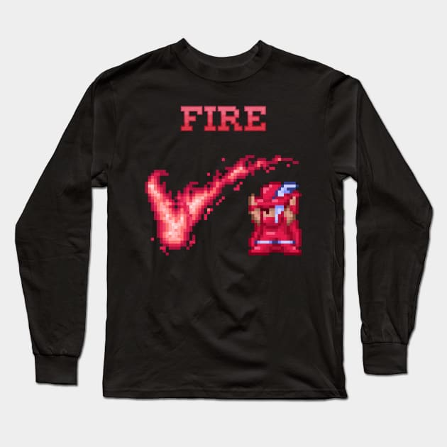 R Mage FIRE Long Sleeve T-Shirt by Kari Likelikes